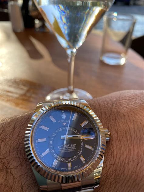 how to get a rolex sky dweller at msrp|rolex sky dweller watch price.